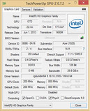 GPU-Z Intel HD Graphics 4400