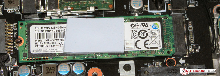 The system drive is a solid state drive