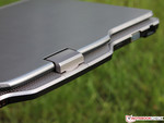 A traditional twist-and-tilt hinge.