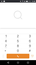 Phone app: Numbers pad