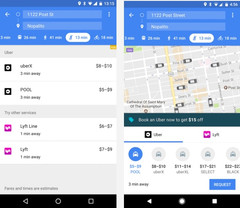 Google Mapsgets update with full Uber integration and new UI for ride options