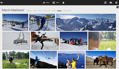 Google+ Photos app running on Chrome OS