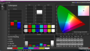 CalMAN Colorspace with the integrated calibration