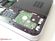 The HDD is quick and easy to remove -