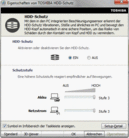 HDD protection via drop sensor