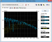 HD Tune 85 MB/s Seq. Read