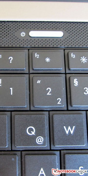 Few keys sport Fn-Key double functions