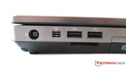 FireWire and 2 USB ports are located on the case's left.