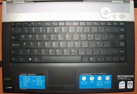 Sony Vaio VGN-FZ11M Keyboard