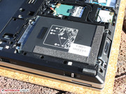Every component can be replaced: the SSD (2.5-inch case),