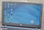 HP 355 outdoors (shot under heavy cloud cover)