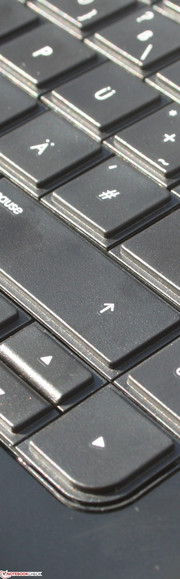 HP 655 (B6M65EA): the clear tactile feedback is offset by a "clickety" feel when the keys are depressed.