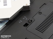 The optical drive can be removed with this screw