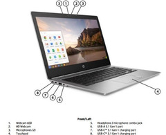 HP CHromebook 13 G1 fanless notebook with Skylake processor and 16 GB RAM