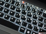 The keyboard's backlight is throughout convincing.
