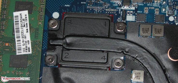 The APU is soldered on-board.