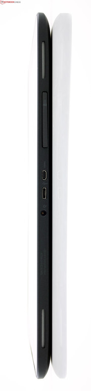 HP Omni 10 5600eg: ports have shrunk to the Micro factor. They scream for an adapter set.
