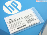 HP advises keeping the memory cards carefully in a bag.
