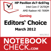 Award HP Pavilion dv7-6c07eg