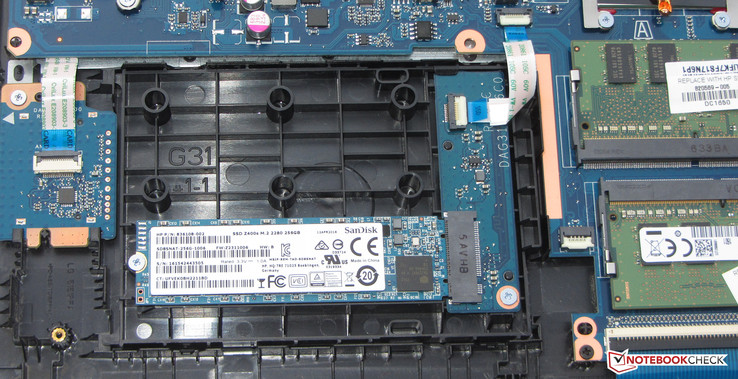 HP uses the M.2-SSD (2280).