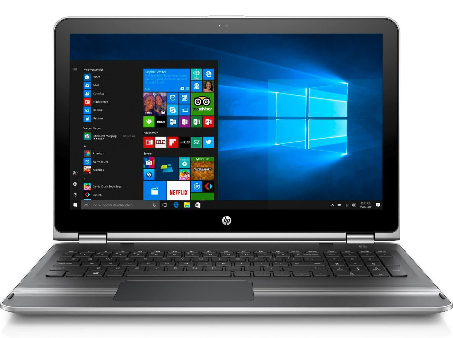 HP Pavilion x360 15-bk102ng Convertible Review - NotebookCheck.net Reviews