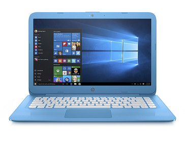 HP Stream 14 Aquablue Front Open