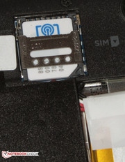 The SIM-card holder is for Micro-SIM cards.