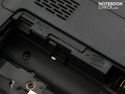 In the battery area, we see preparation for a SIM-card holder.