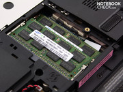 The DDR3 RAM is sitting under two bases