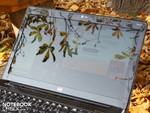 HP dv6 outdoors