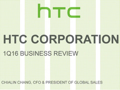 HTC announces sharp sales decline as of Q1 2016