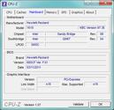 System info CPUZ Mainboard