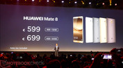 announcement of the Huawei Mate 8