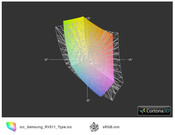 ICC Samsung RV511 vs sRGB(t)