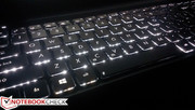 Three levels of backlight for a budget notebook