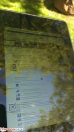 Usable under sunlight if at maximum brightness