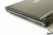 Even though the Asus M70V offers a whole pallette of ports,...
