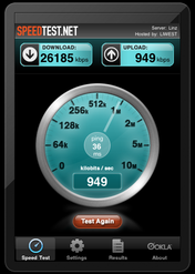 WLAN internet performance on a 30/1 Mbit line