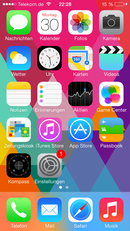 iOS 7: Flatter, simplified icons