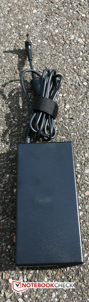 Bulky 120 W power adapter