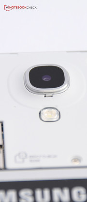 The rear-facing and very good 8 megapixel camera.