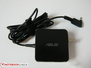 The very small AC adapter makes the Asus Zenbook even easier to carry around