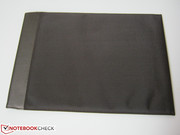 A thick brown case is included with each Zenbook, be it UX21 or UX31