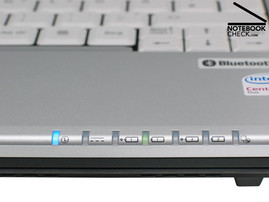 Indicator-LEDs of the FSC Lifebook S6410 02DE