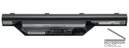 Standard Battery of the Lifebook S6410 02DE.
