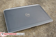The Dell logo is the only ultra-reflective surface on the notebook