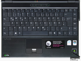 Sony Vaio VGN-SZ61WN/C keyboard
