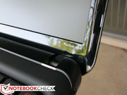 The inner edges of the display are certainly reflective and glossy