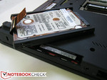 The HDD is easily accessible from the side