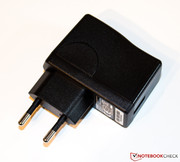 Included in the box: the modular power adapter...